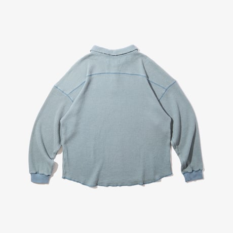 Diaspora skateboards / Waffle L/S Polo (Sax)