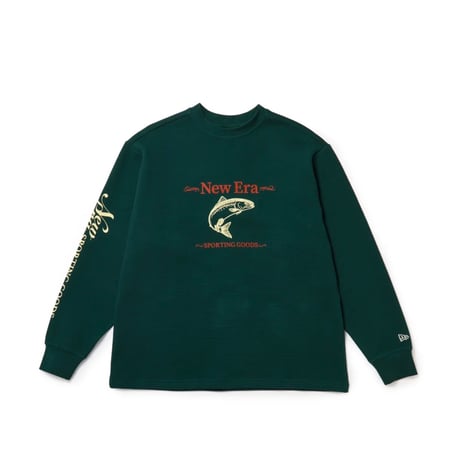 NEW ERA | L/S Waffle Tee  Direction by Takayuki Ohashi Fish (Green)