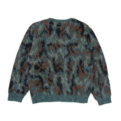 SPECIAL GUEST K.K.|  Sex Camo Mohair Knit (Green)