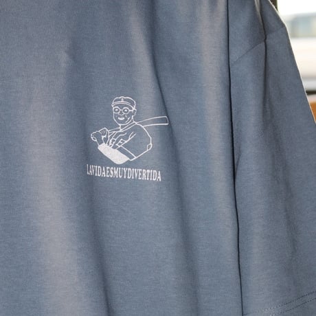 RWCHE | "DUDE REFLECT" S/S Tee (H .BLUE)