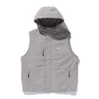 XLARGE | NYLON HOODED VEST(GREY)