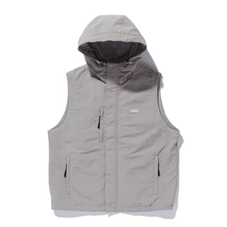 XLARGE | NYLON HOODED VEST(GREY)