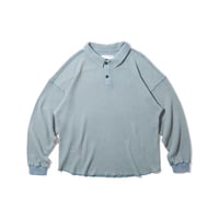 Diaspora skateboards / Waffle L/S Polo (Sax)