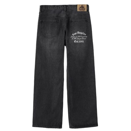 XLARGE | OLD ENGLISH DENIM PANTS(BLACK)
