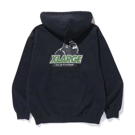 XLARGE | OLD OG ZIP HOODED SWEATSHIRT(BLACK)