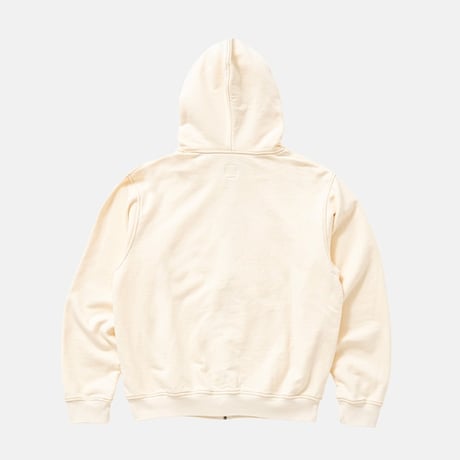 SPECIAL GUEST K.K.| Face Logo Studded Zip Hoodie (Ivory)