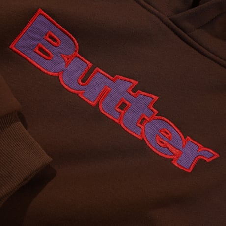 Butter Goods| Ripstop Logo Applique Pullover Hood (Dark Brown)