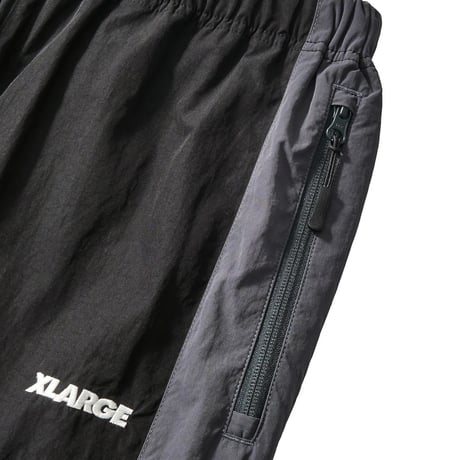 XLARGE | NYLON PANELED PANTS(BLACK)