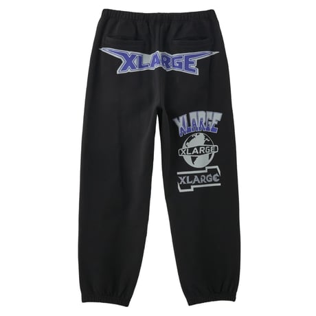 XLARGE | MULTI LOGO SWEATPANTS(BLACK)