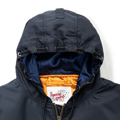 SPECIAL GUEST K.K.| Hooded Flight jacket (Navy)
