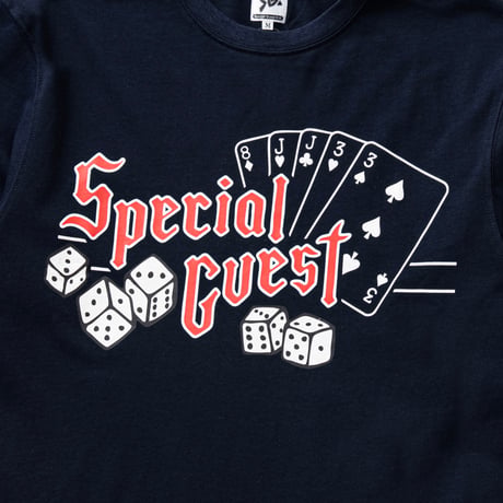 SPECIAL GUEST K.K.| Casino Logo L/S Tee (Navy)