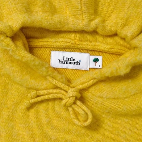 Little Yarmouth | Shetland Wool Knit Hoodie (Yellow)