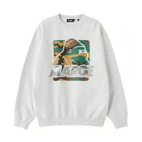 XLARGE | PATTERN OG CREWNECK SWEATSHIRT(ASH)