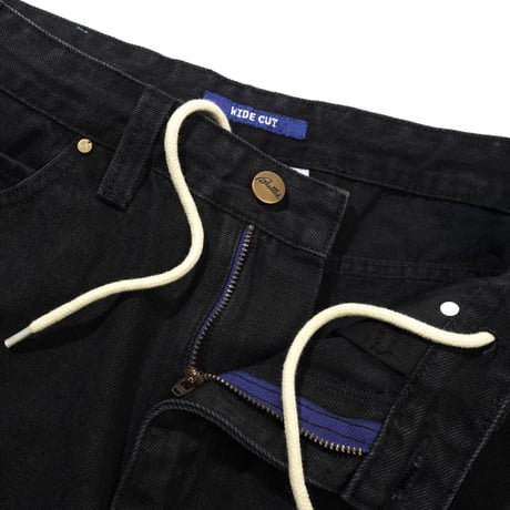Butter Goods| Wide Cut Denim (BLACK)