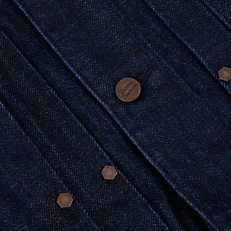 Dime / Pleated Denim Jacket (Indigo)