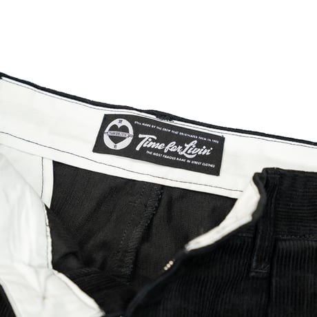 Time For Livin‘ / DAILY CORD PANTS (BLACK)