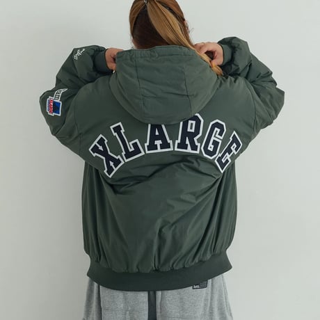 XLARGE | NYLON PUFFER JACKET(OLIVE)