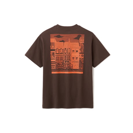 FTC | THE BLOCK TEE - Artwork by Mike Giant "BROWN" (FTC026AUT03)