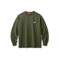 FTC | PIGMENT DYED SMALL LOGO L/S TOP "OLIVE" (FTC026AWSH06)