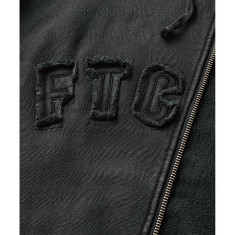 FTC | CUTOUT ARC LOGO ZIP UP HOODY "BLACK" (FTC026AWSW05)
