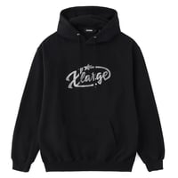 XLARGE | RHINESTONE STAR PULLOVER HOODED SWEATSHIRT(BLACK)