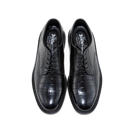 The Kenford Fineshoes | CLASSIC PLAIN TOE (BLACK CROCODILE/MANS)