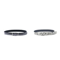 XLARGE | SNAKE PATTERN LEATHER BELT(2color)
