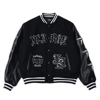 XLARGE | VARSITY JACKET(BLACK)