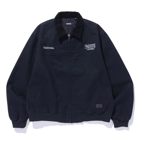 XLARGE | CORDUROY COLLAR JACKET(BLACK)