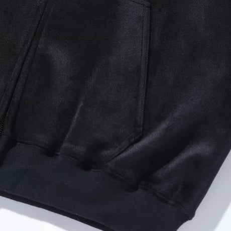XLARGE | TAGGING VELOUR ZIP HOODIE(BLACK)