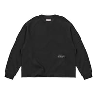 Screen Test / SUPER-HEAVY® Waffle Sweat (Black)