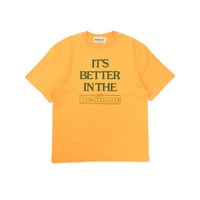 BE-SHARE | it's better in the be-share S/S Tee (Washed Yellow)