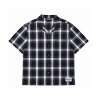 BE-SHARE| Basic Check Shirts (Black)