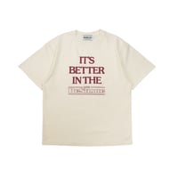 BE-SHARE | it's better in the be-share S/S Tee (Washed White)