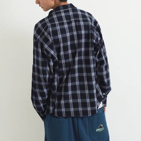 XLARGE | PLAID L/S SHIRT(BLACK)