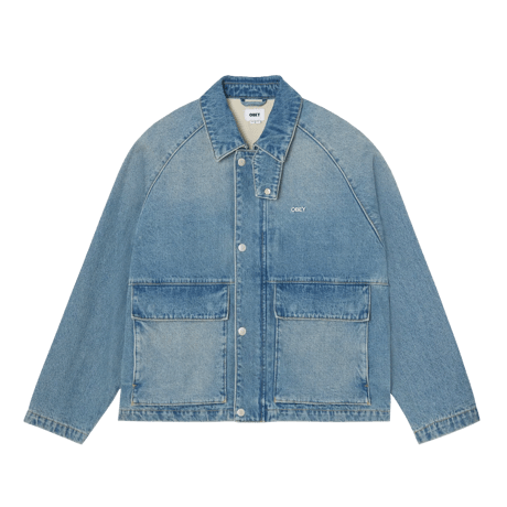 OBEY | CADEN DENIM WORK JACKET  (HEAVY VINTAGE INDIGO)