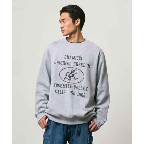 GRAMICCI | YOSEMITE VALLEY SWEATSHIRT (GREY HEATHER)