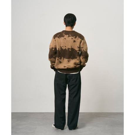 GRAMICCI | MOHAIR SPLATTER SWEATER (TAUPE SPLATTER)