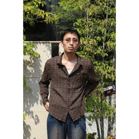 diidii | Sizzle Check Shirts （Brown）