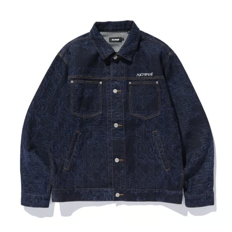 XLARGE | EMB DENIM JACKET(INDIGO)