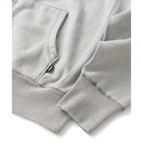 FTC | CUTOUT ARC LOGO ZIP UP HOODY "GRAY" (FTC026AWSW05)