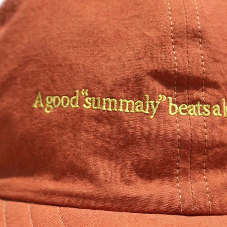 Summaly | "Words" logo long bill cap (4 Color)