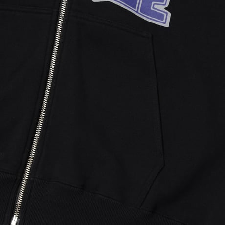 XLARGE | MULTI LOGO ZIP HOODED SWEATSHIRT(NAVY)