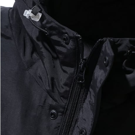 XLARGE | NYLON HOODED VEST(BLACK)