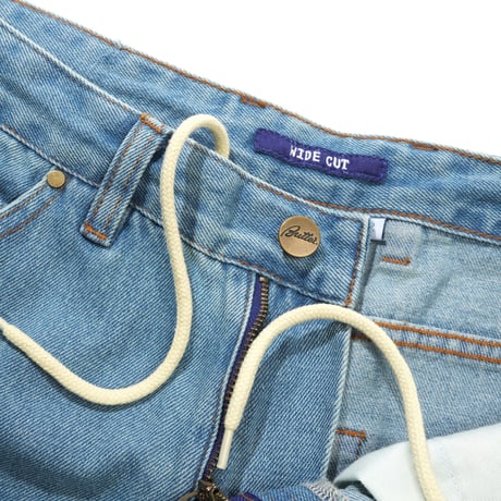 Butter Goods| Wide Cut Denim (Washed Indigo)