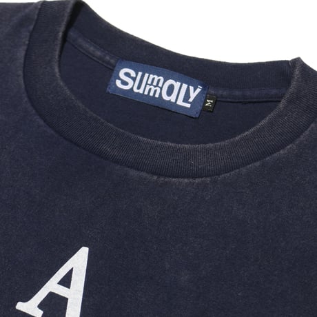 Summaly | ”Words" Logo Tee - Unisex - (Washed Navy)