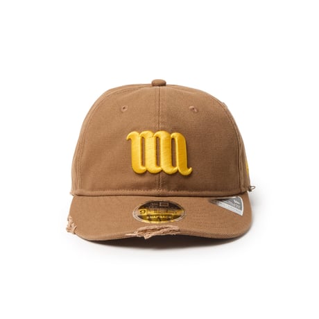 NEW ERA |  RC 9FIFTY Curved Visor Powered by GORO（MIN-NANO） MIN-NANO Damage (Brown))