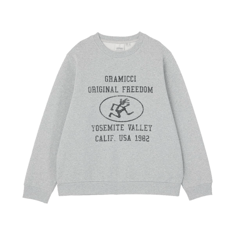 GRAMICCI | YOSEMITE VALLEY SWEATSHIRT (GREY HEATHER)