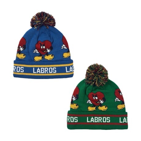 LABROS / Heartie Pom Beanie (2Color)