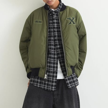 XLARGE | URBAN PLAID L/S SHIRT(BLACK)